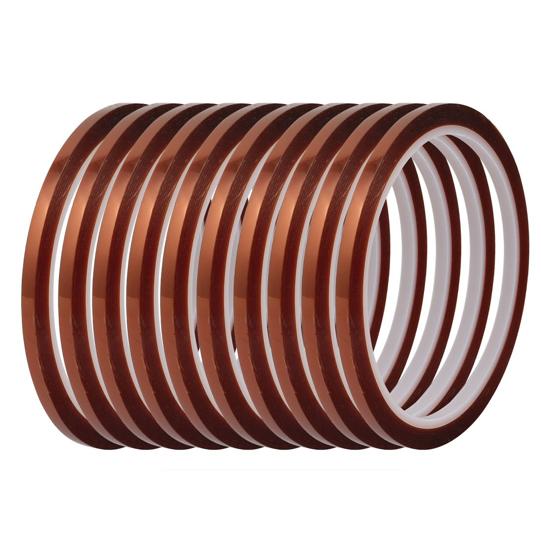10Pcs Heat Resistant Insulation Polyimide Film Adhesive Tape 33 Meters Length x 4mm Width