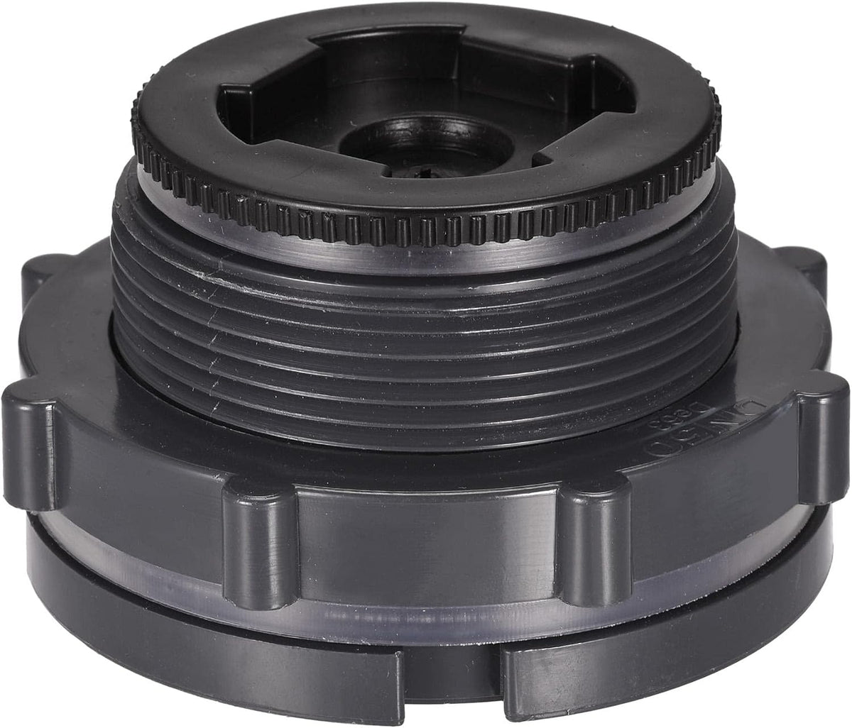 PVC Bulkhead Tank Adapter with Plug Fitting G2 Thread for Rain Buckets Water Tanks Ponds 1 Set