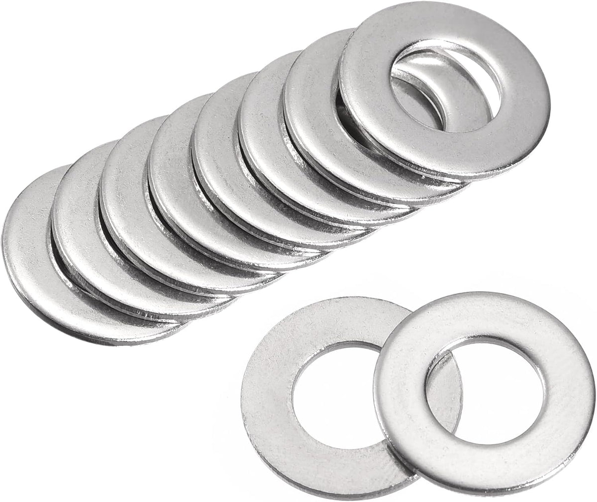 5/16" 316 Stainless Steel Flat Washer for Screw Bolt 100Pcs