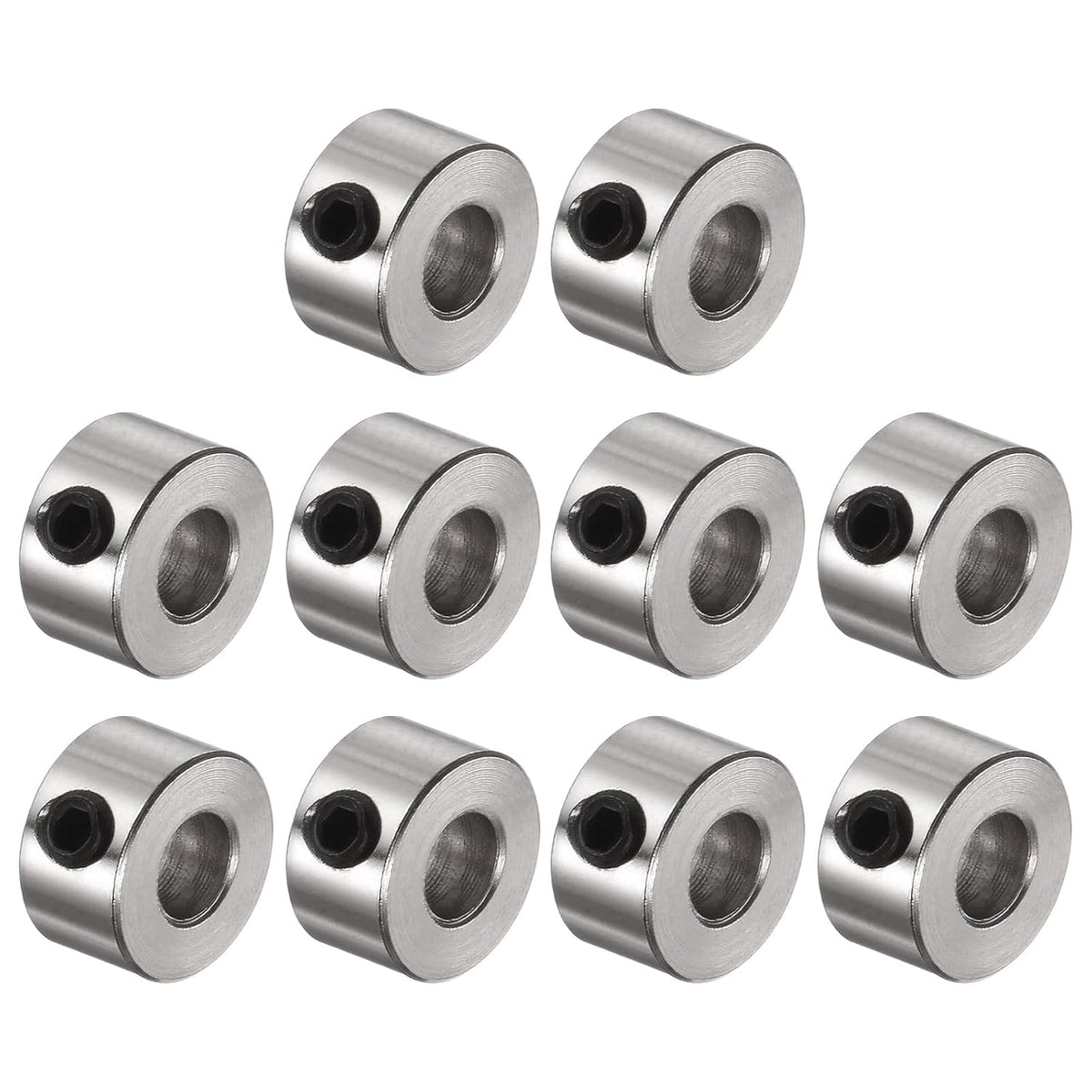10pcs Set Screw Collars 4.05mm Bore Shaft Collars, 9mm OD, 5mm Width, Landing Gear Stopper Wheel Collar