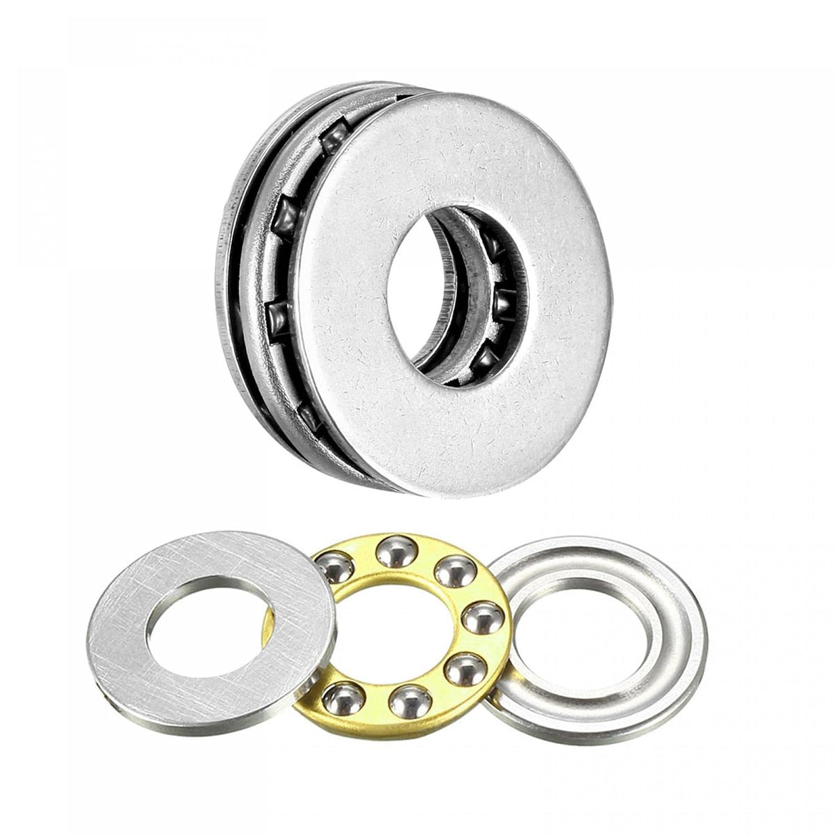 AXK0819+2AS, F8-16M Needle Roller Thrust Bearings with Washers 5pcs