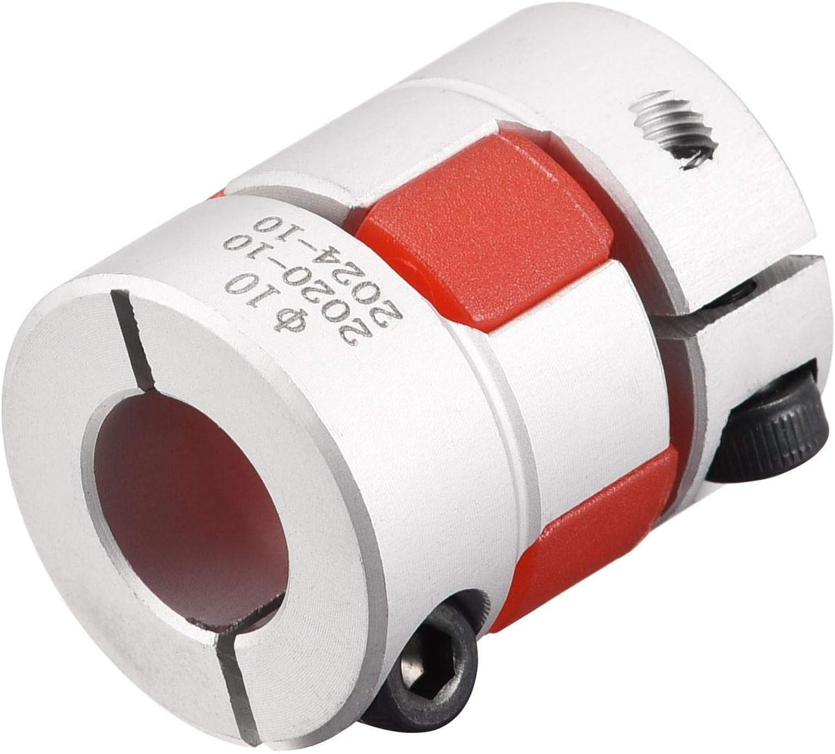 8mm to 10mm Bore L26xD20 Flexible Coupling Jaw Coupler Shaft Joint for Servo Motor