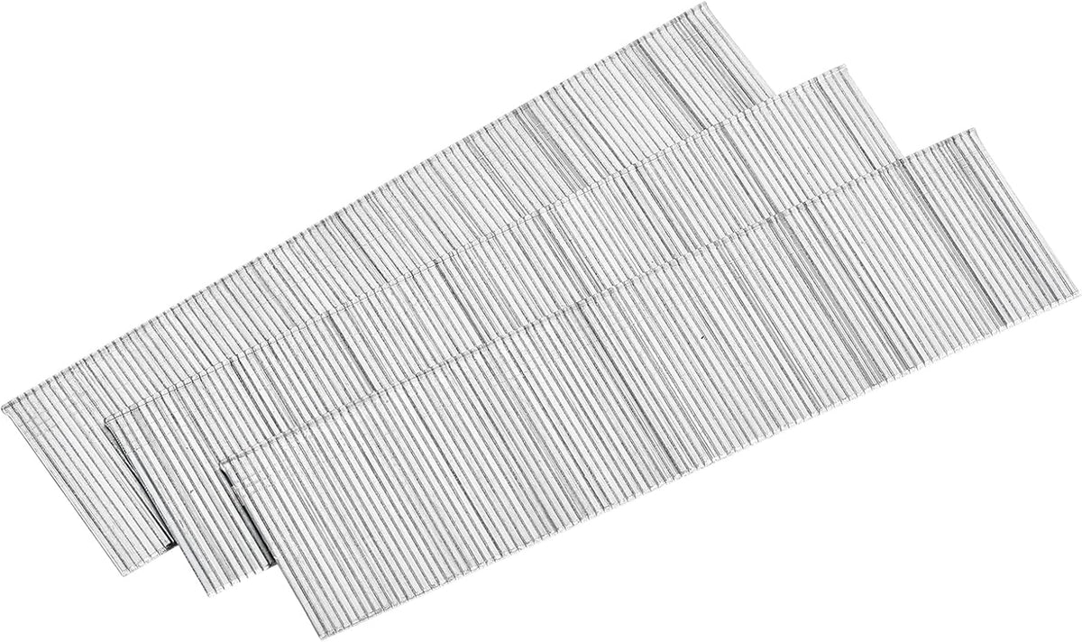2000Pcs 18 Gauge Brad Nails, 1-3/16" Length Straight Finishing Nails, Galvanized Carbon Steel Nails for Woodworking Construction Silver