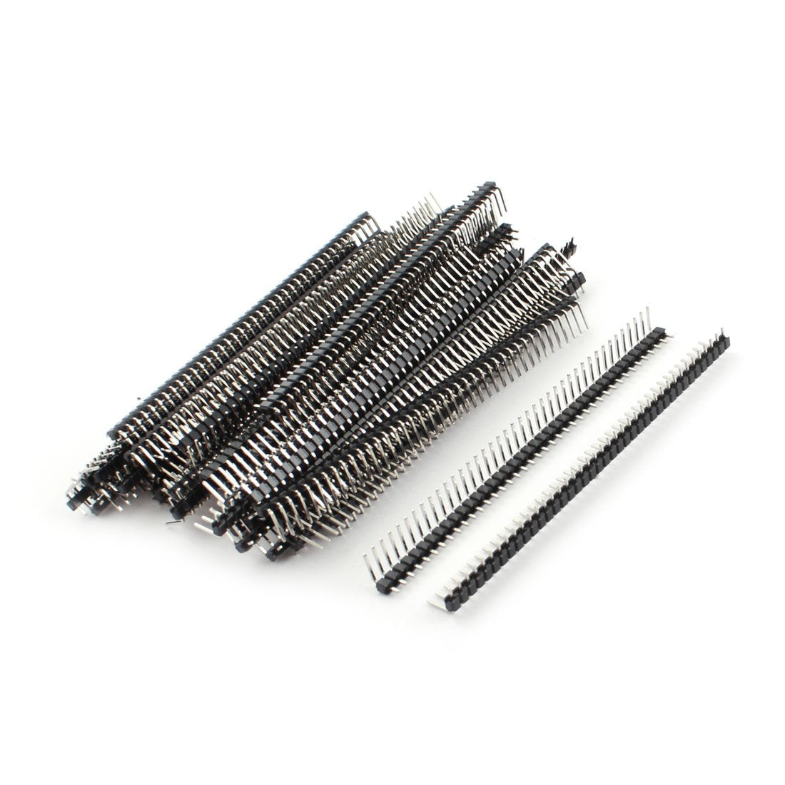 s16031200am0392 2.54mm Right Angle 40-Pin Male Pin Header Connector 100mm Length (Pack of 50)