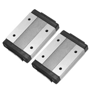 2pcs MGW12H Linear Bearing Sliding Carriage Block with Mini Guide for 24mm Linear Motion Slide Rail Guide, 3D Printer, CNC Machine
