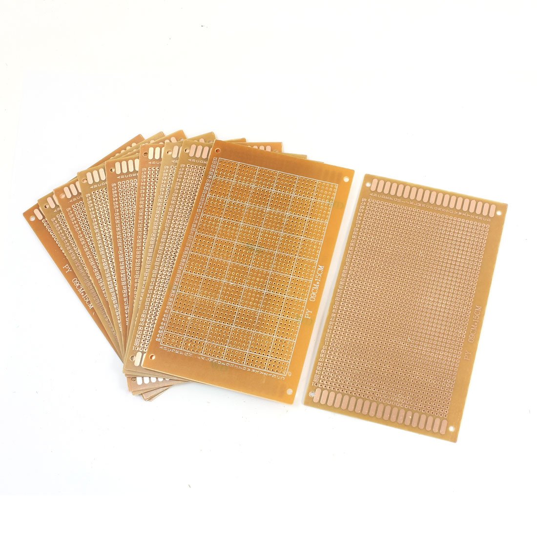 10Pcs Single Side Copper Prototype PCB Matrix Board 150mmx90mm 3mm Hole Pitch