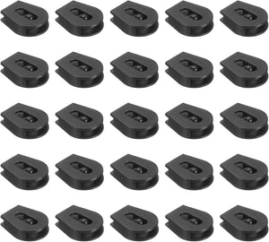 30 Pcs Wheeled Cord Locks for Drawstring Plastic Toggle Slider Stopper End Cord Slider Replacement for Backpack Shoelace Hat Bungee Shock Cord, 0.6x0.8 Inch