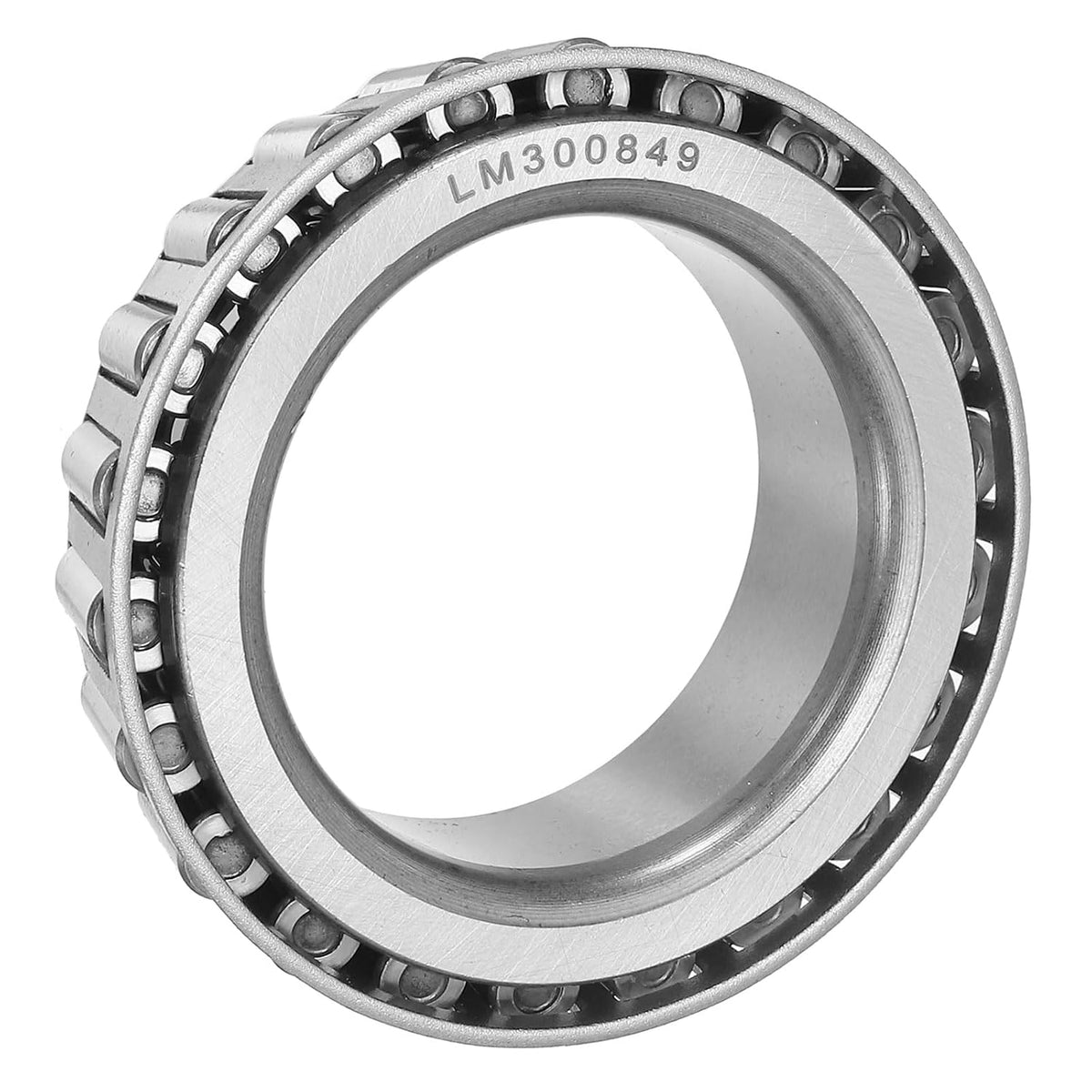 LM300849 Tapered Roller Bearing Cone, 1.61" Bore x 2.48" OD x 0.71" Thick, Chrome Steel Taper Bearing, ABEC-3