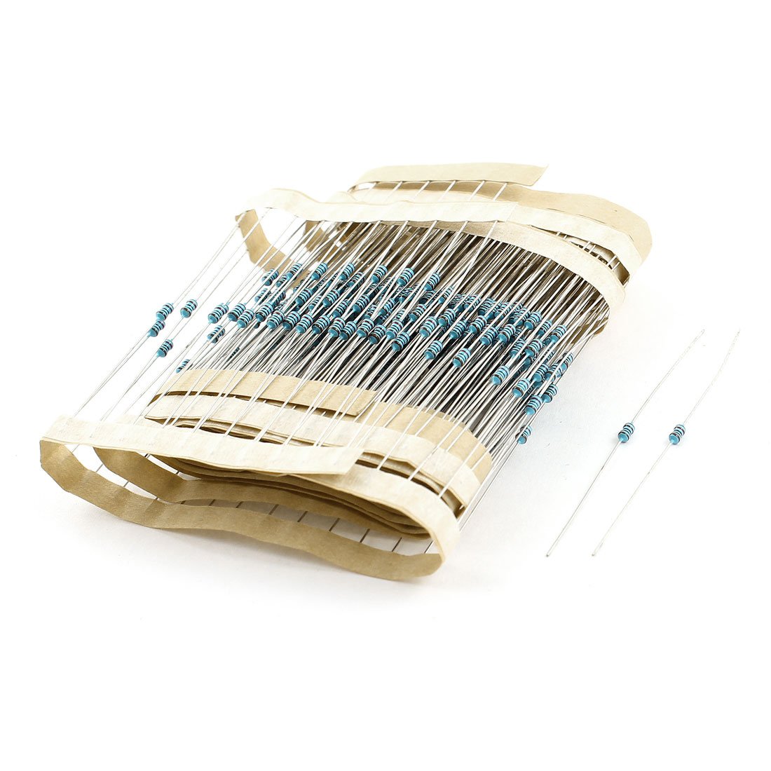 1/6W 1/8W 1% 10K Ohm Axial Lead Flameproof Metal Film Resistor 400 Pcs