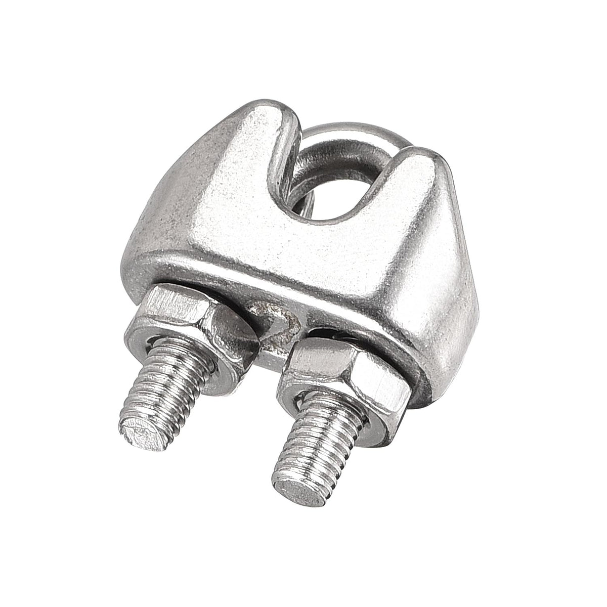 Wire Rope Clip Clamp M2 316 Stainless Steel for 2mm Diameter Cable, Pack of 8