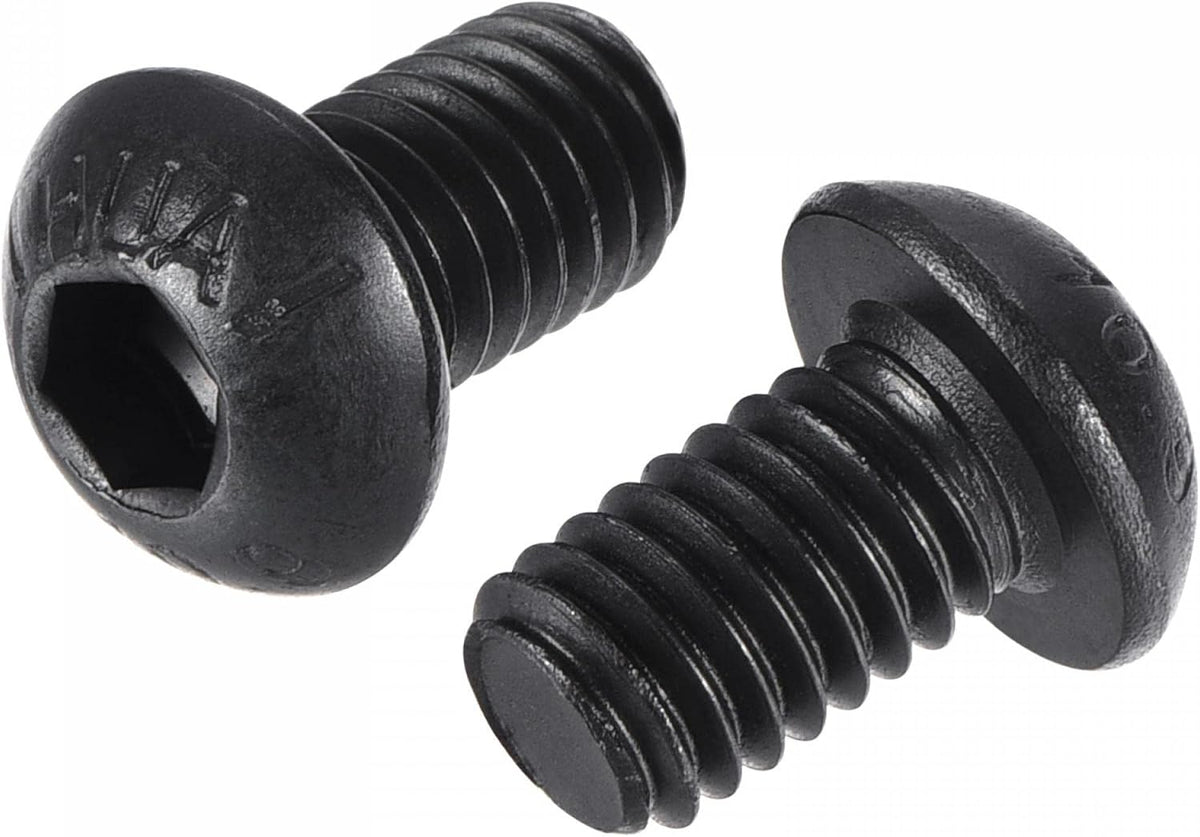 M6x10mm Hex Socket Button Head Cap Bolts Screws Alloy Steel 50pcs
