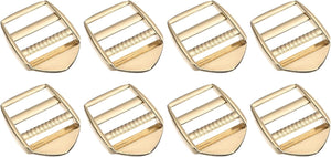 Metal Ladder Buckle Slider Tri-Glider Adjustable Buckles, for Webbing Backpack Strap