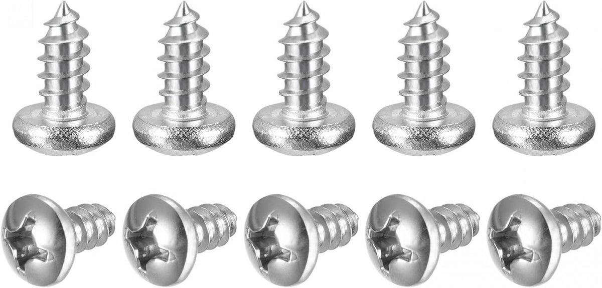 Self-Tapping Screws #12x1/2 50pcs Phillips Self Tapping Screw 304 Stainless Steel
