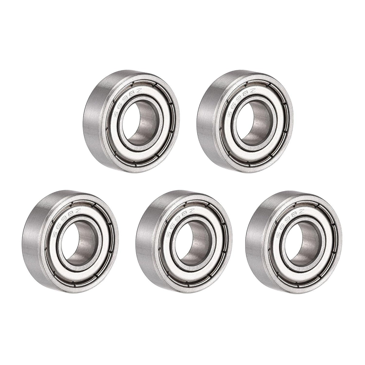 S698ZZ Stainless Steel Ball Bearing 8x19x6mm Double Shielded Bearings 5pcs