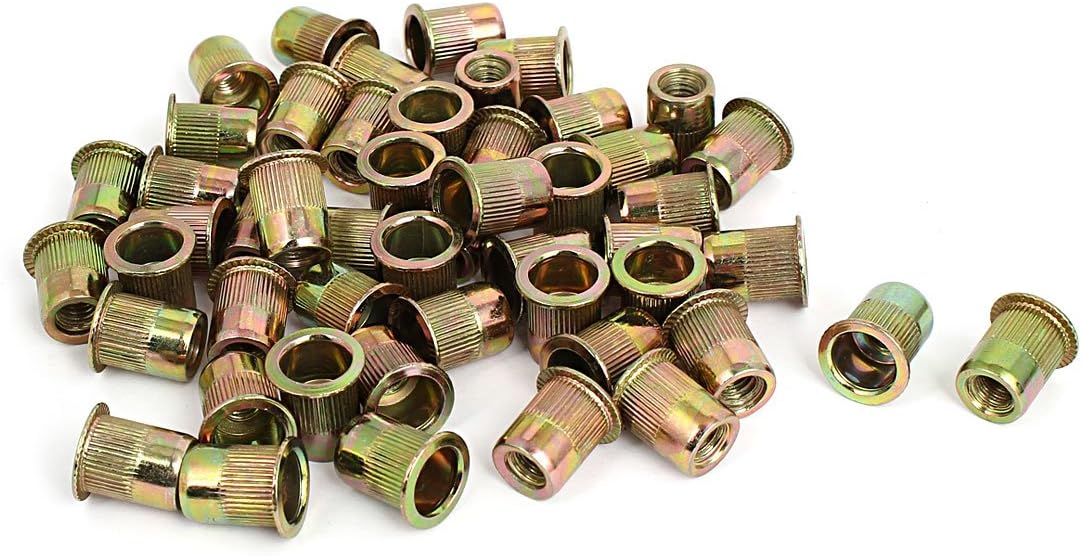 5/16" Thread 18mm Long Rivet Nut Insert Nutsert 50pcs