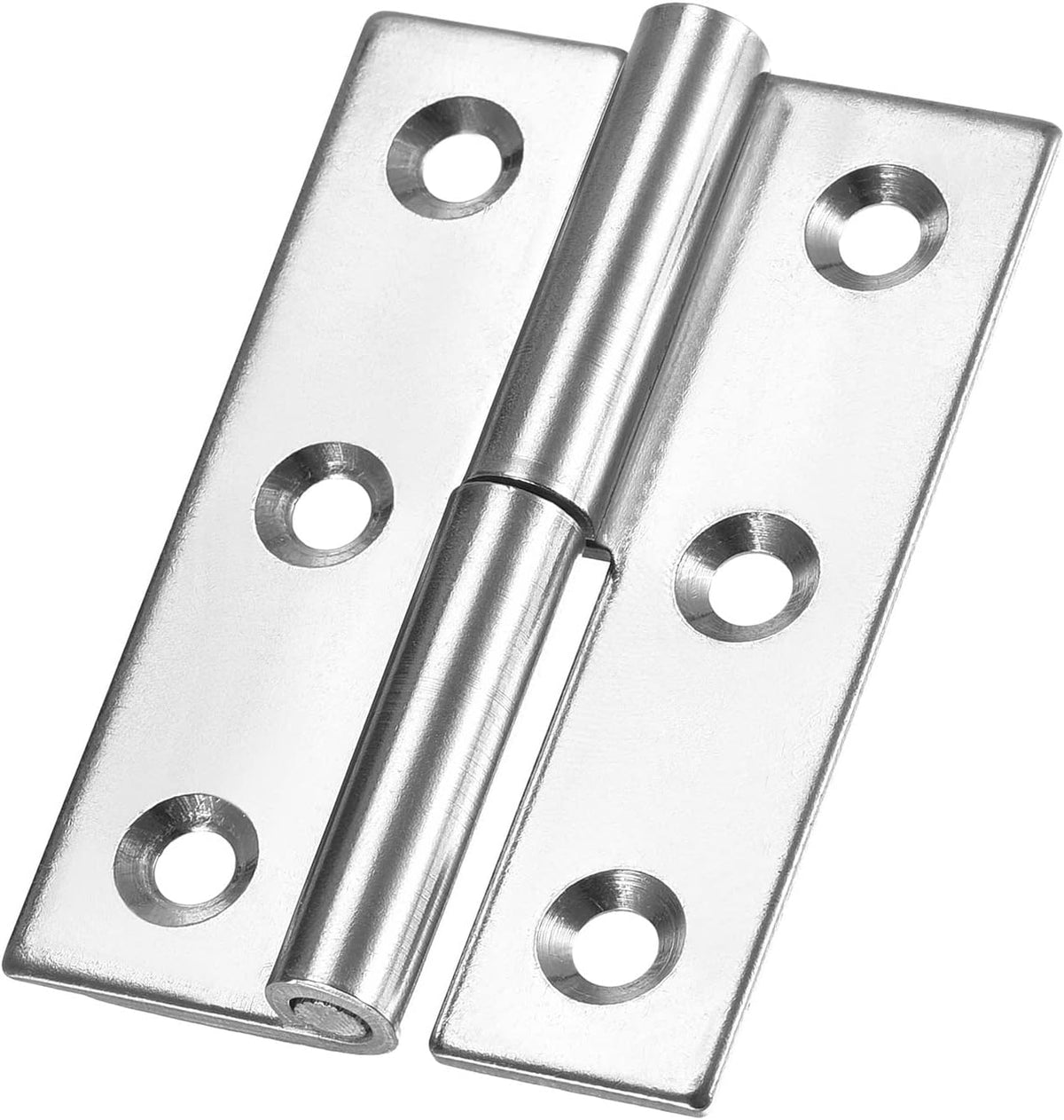 Lift Off Hinge, Right Handedness Mini Stainless Steel Hinge Detachable Slip Joint Small Flag Hinges 75mm Long 50mm Open Width