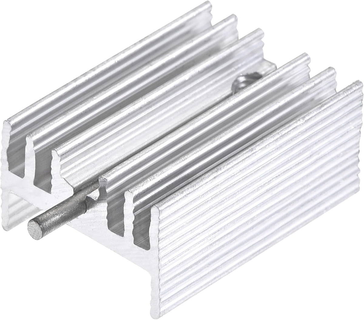 21mm x 15mm x 10mm TO-220 Aluminum Heatsink for Cooling MOSFET Transistor Diodes with a Support Pin 20pcs