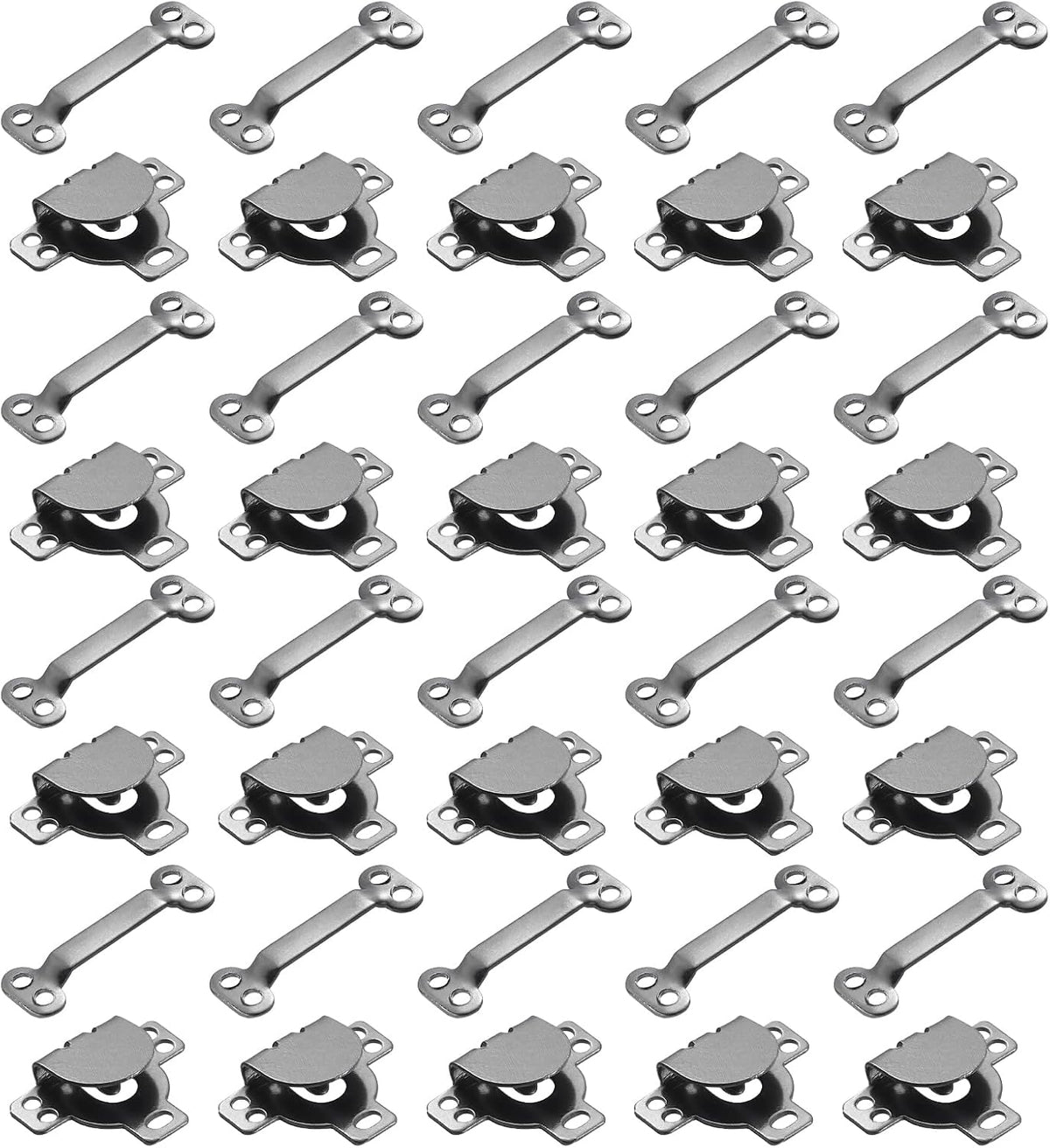 LinkMejor Sewing Hooks and Eyes Closure Set for Trousers, Iron Clothing Fasteners for Pants Skirt Dress Sewing DIY