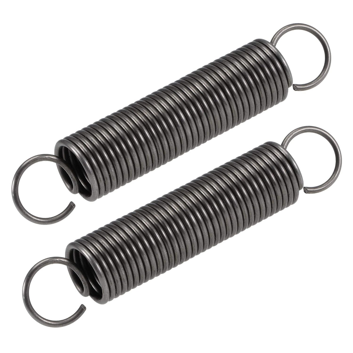 Compression Spring,20mm OD,2mm Wire Size,192.5mm Extended Length,110mm Free Length,Spring Steel,17.3Lbs Load Capacity,Grey 2pcs