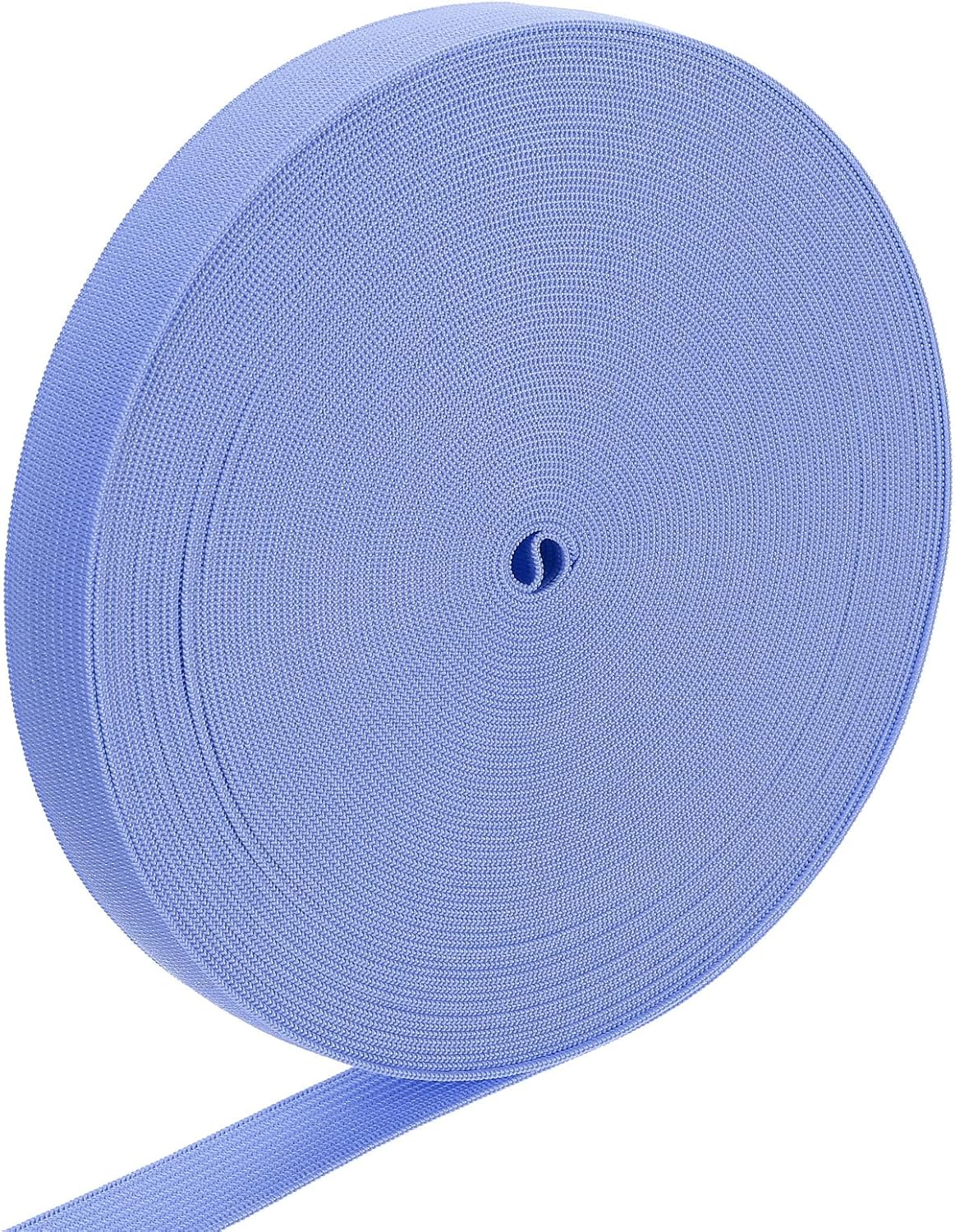 LinkMejor Elastic Band, 0.7" x 15 Yard Stretch Knit Elastic Bands Fabric Elastic Band for Sewing, Wigs, Waistband, Pants, Craft DIY (Dark Blue)