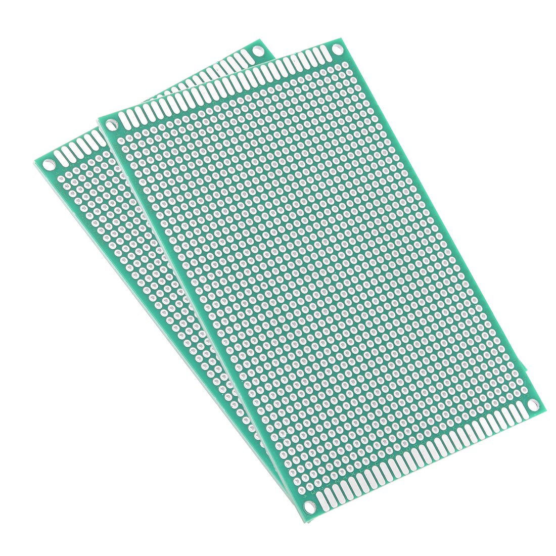 2pcs 8x12cm Double Sided PCB Board Universal Printed Circuit Proto Board for DIY Soldering Electronic Projects Practice Test Circuit