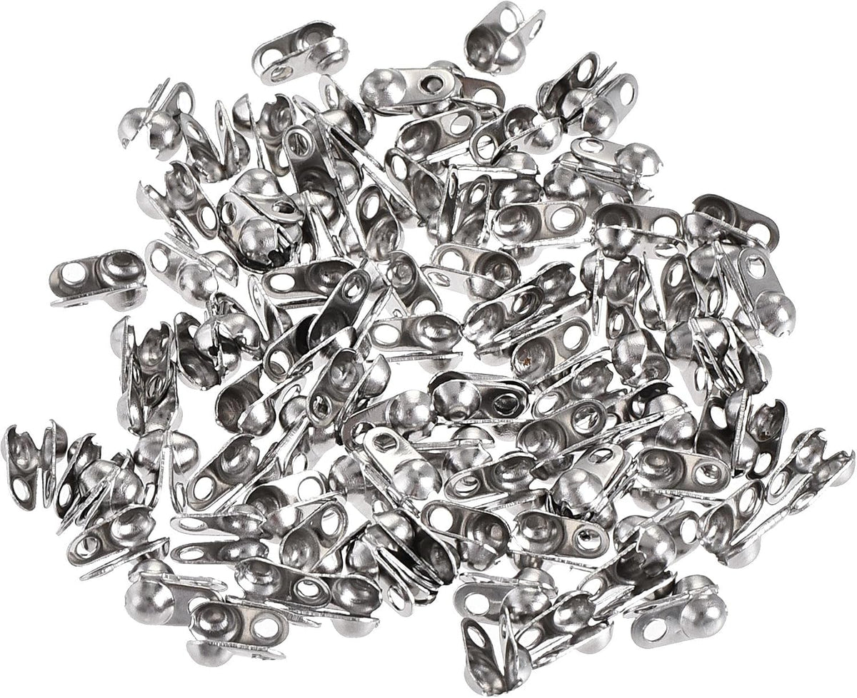 Ball Chain Connector, Ball Clamshell Style Crimp Link Stainless Steel Connection