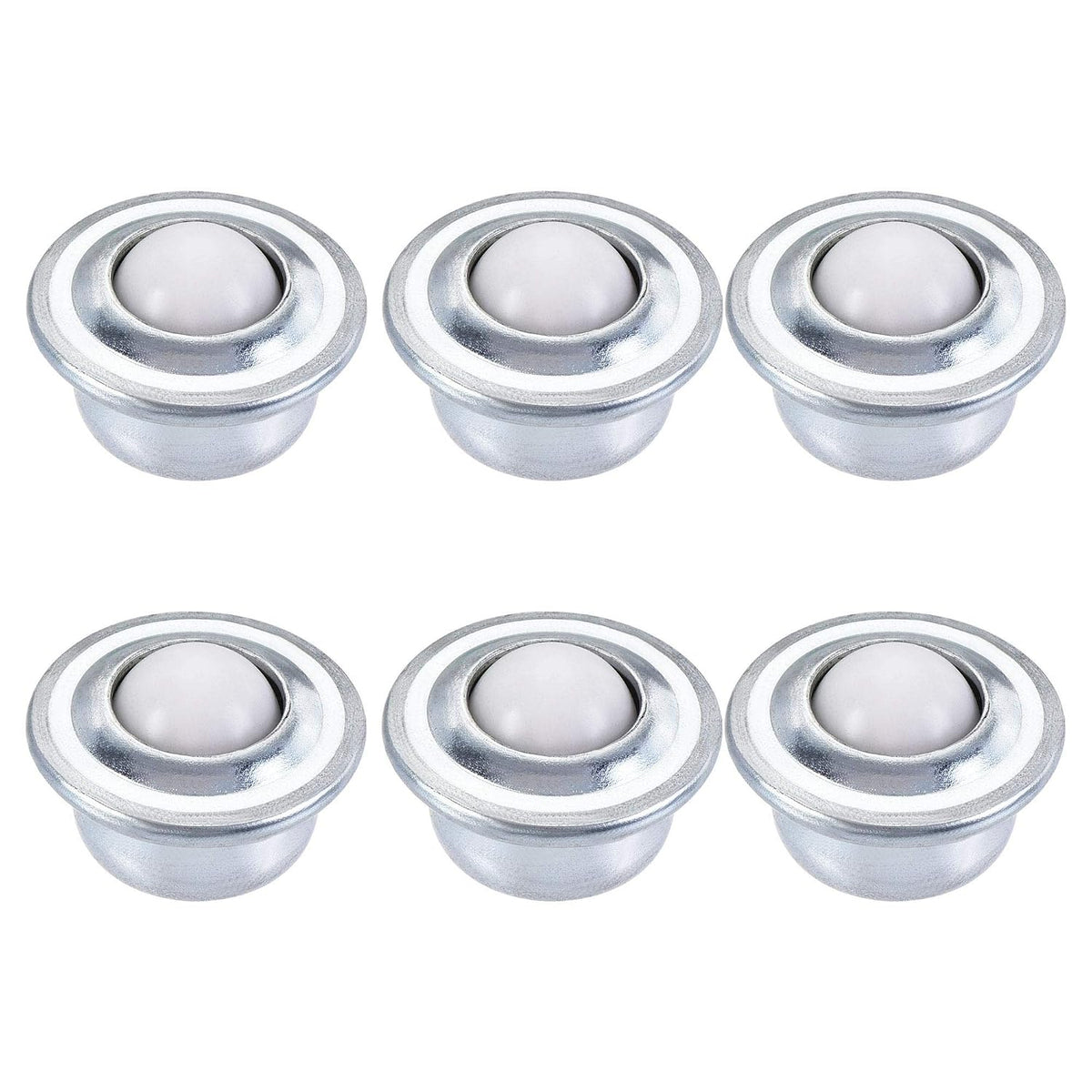 Ball Transfer Bearing Unit 12mm 17Lbs Nylon Drop-in Type for Transmission Pack of 6