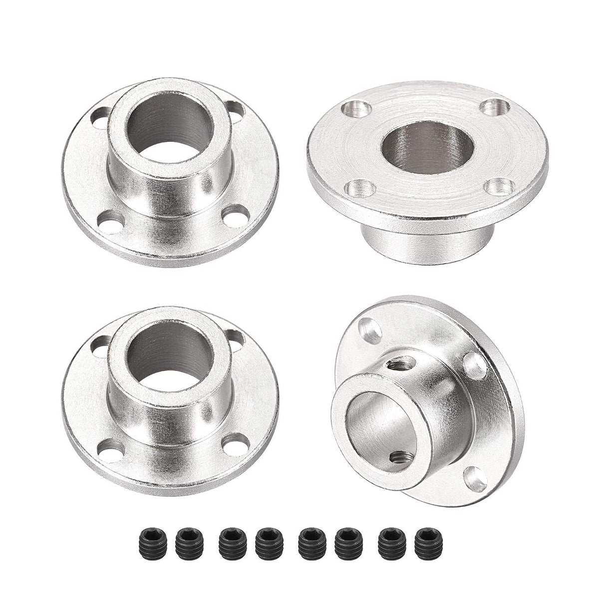 12mm Inner Dia H13xD18 Flange Coupling Motor Guide Shaft Coupler Motor Connector for DIY Parts 4Pcs