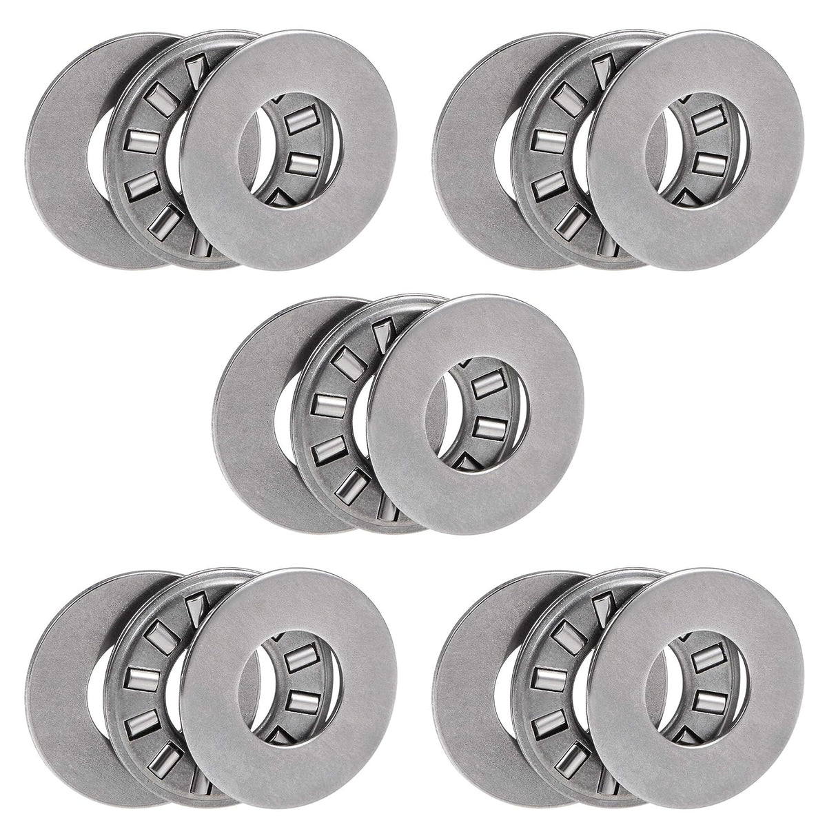 TC613 Thrust Needle Roller Bearings with Washers 3/8" Bore 13/16" OD 5/64" Width 5pcs
