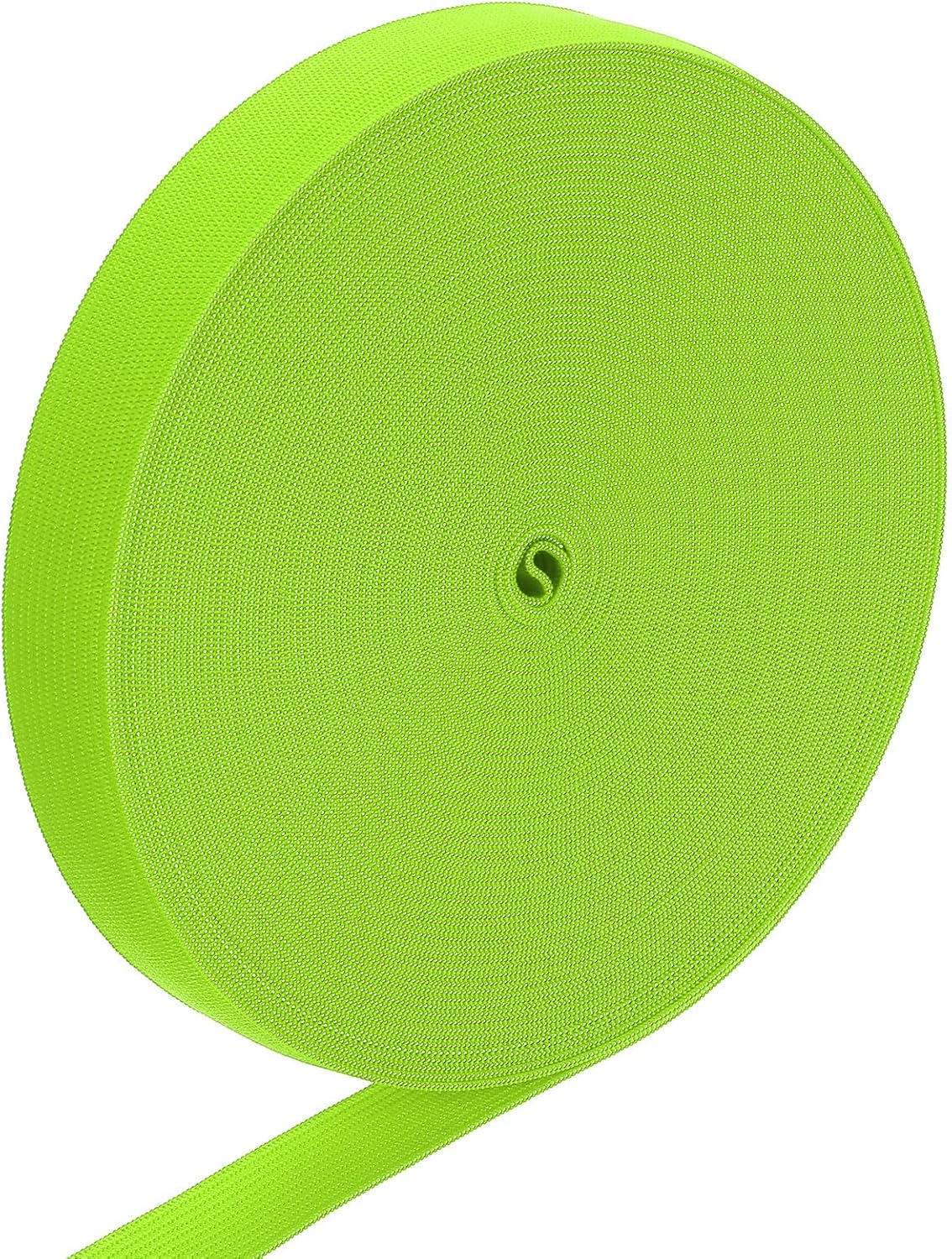 LinkMejor Elastic Band, 0.7" x 15 Yard Stretch Knit Elastic Bands Fabric Elastic Band for Sewing, Wigs, Waistband, Pants, Craft DIY (Light Green)