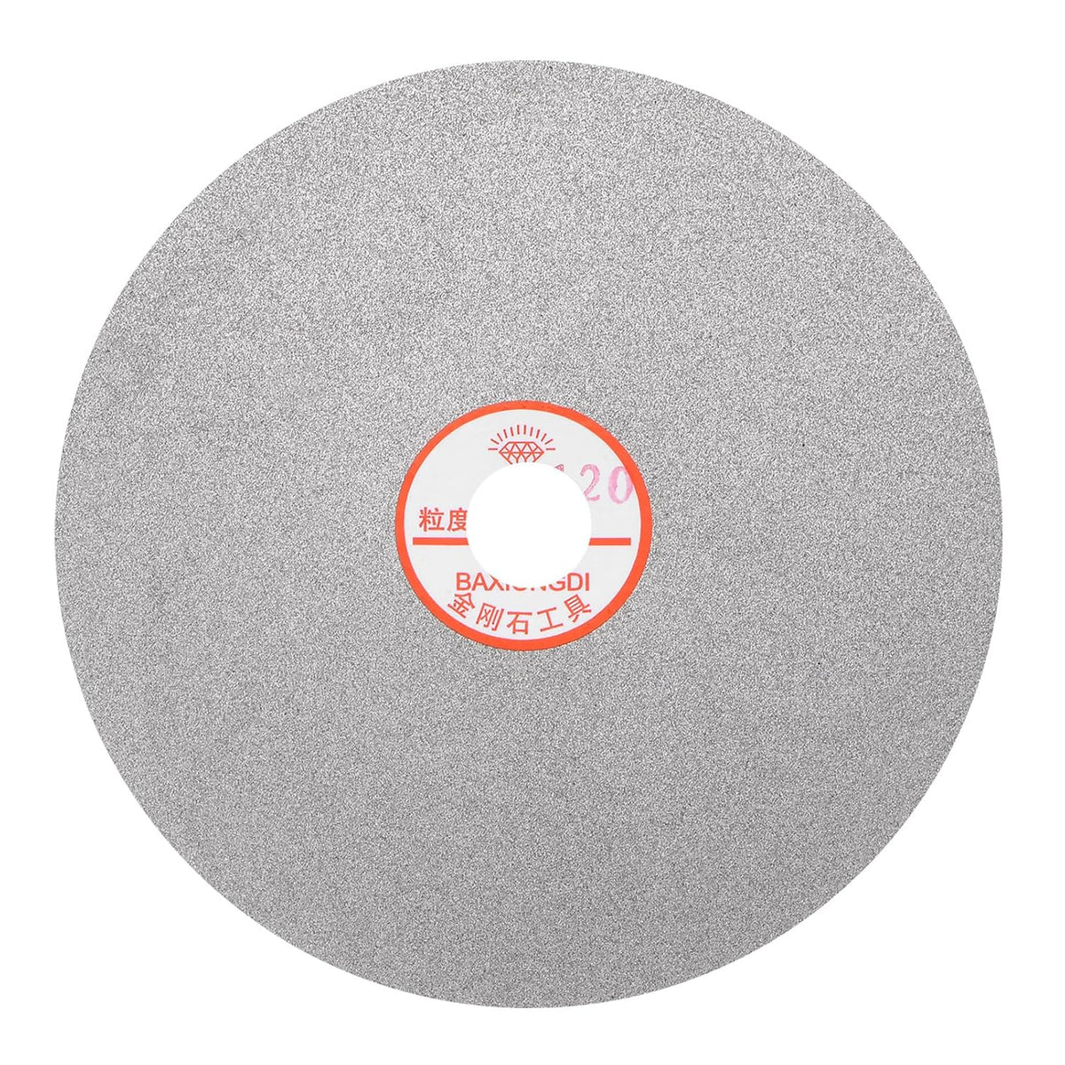 Diamond Sanding Grinding Disc, 8-Inch (200mm) Grit 120 1" Arbor Hole, Flat Lap Disk Polishing Discs Abrasive Wheel for Gemstone Tile Porcelain Glass Stone Metal