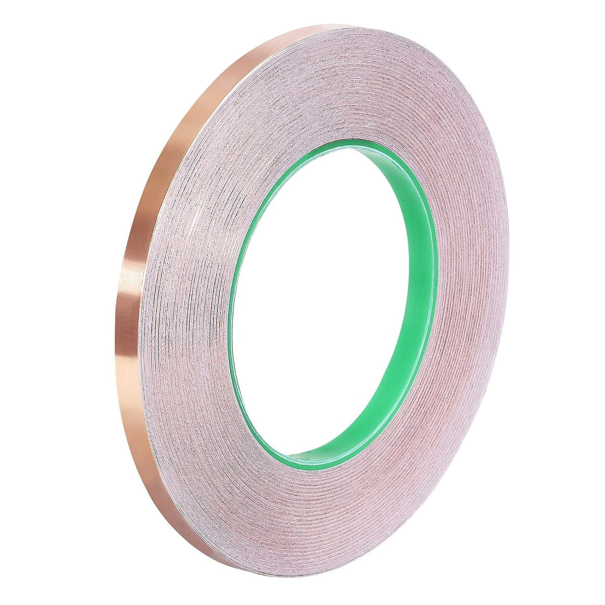 Double-Sided Conductive Tape Copper Foil Tape Adhesive 6mm x 50m/164ft for Guitar, EMI Shielding Crafts, Electrical Repairs, Stained Glass 1pcs