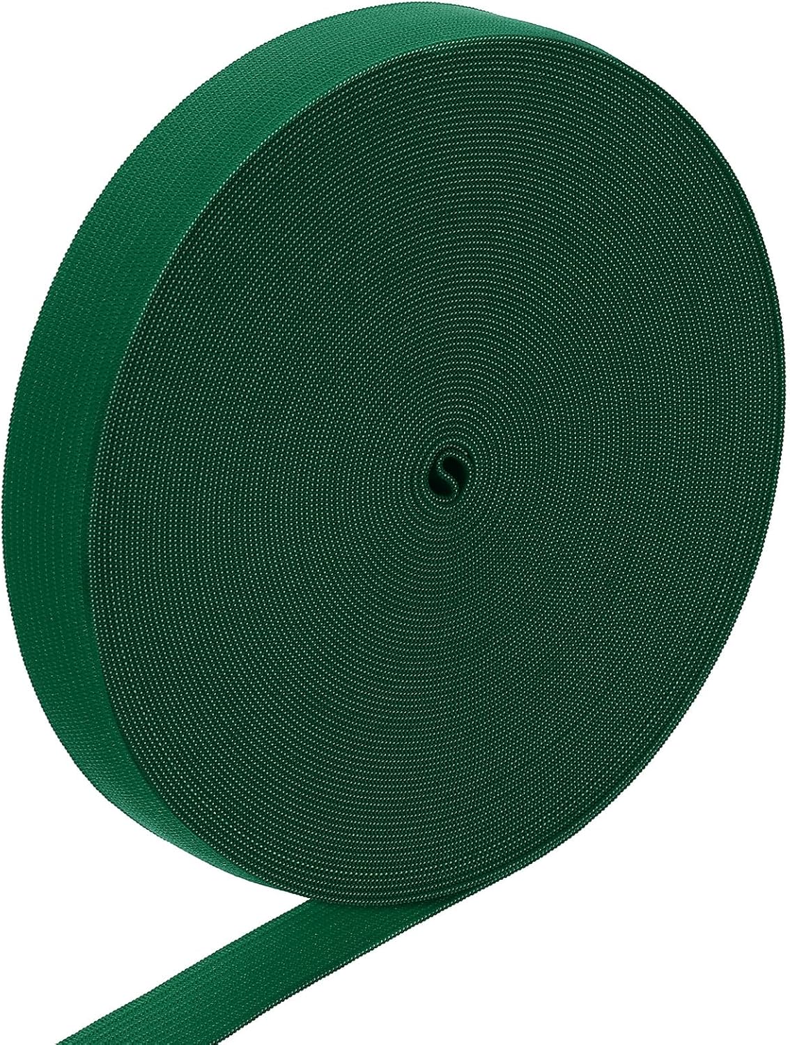 LinkMejor Elastic Band, 0.7" x 15 Yard Stretch Knit Elastic Bands Fabric Elastic Band for Sewing, Wigs, Waistband, Pants, Craft DIY (Dark Green)