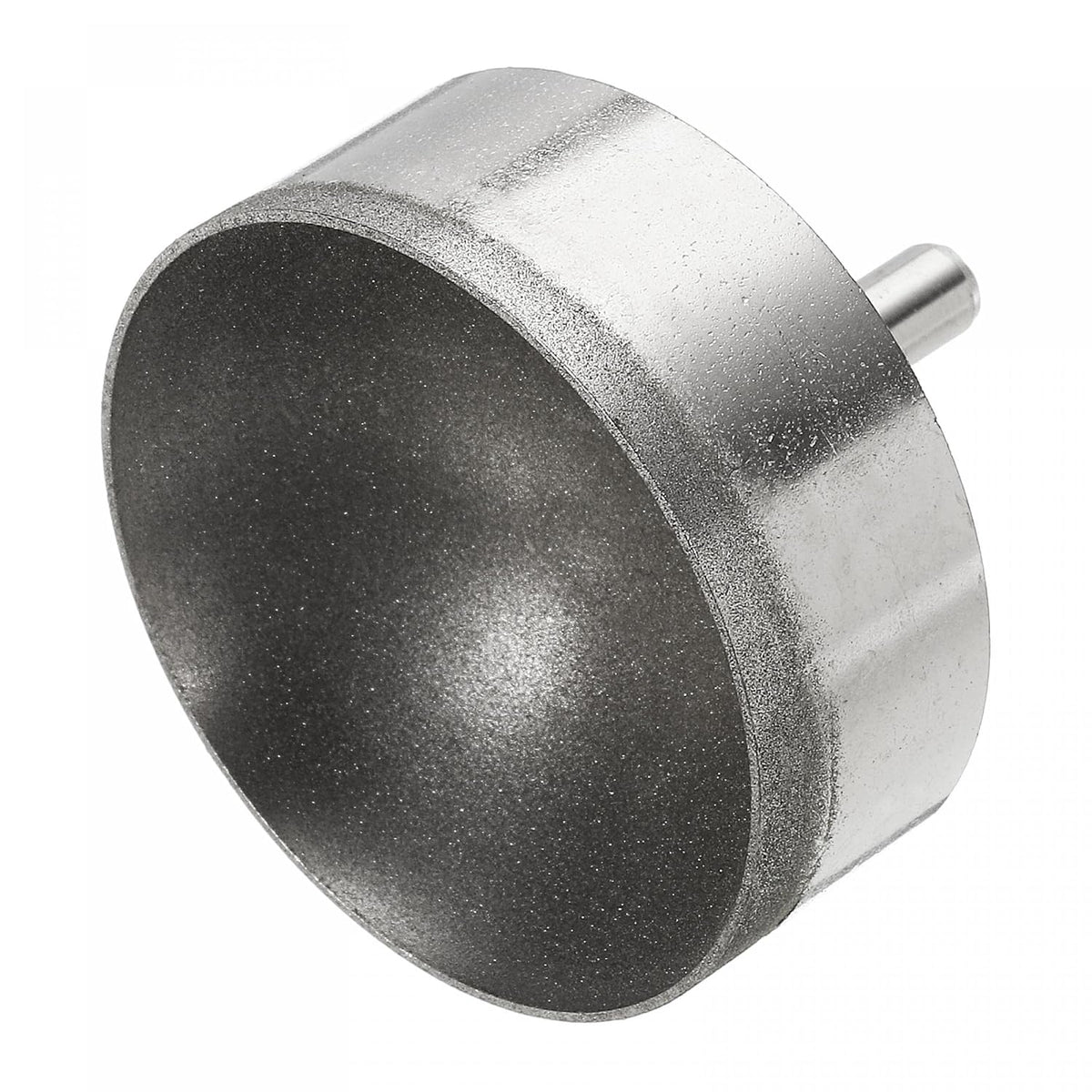 Diamond Grinding Mounted Point, 50mm 600 Fine Grits Spherical Concave Head Bead Coarse Grinding Bit for Jade Amber Stone Beeswax Glass