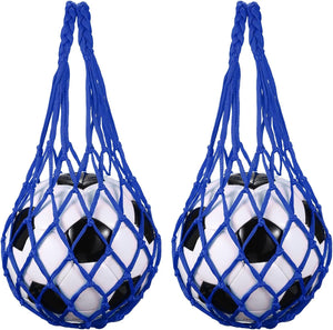 Basketball Net Bags, Nylon Soccer Ball Holder Portable Multifunctional Single Ball Mesh Net Bag for Storage Basketball Soccer Rugby Balls