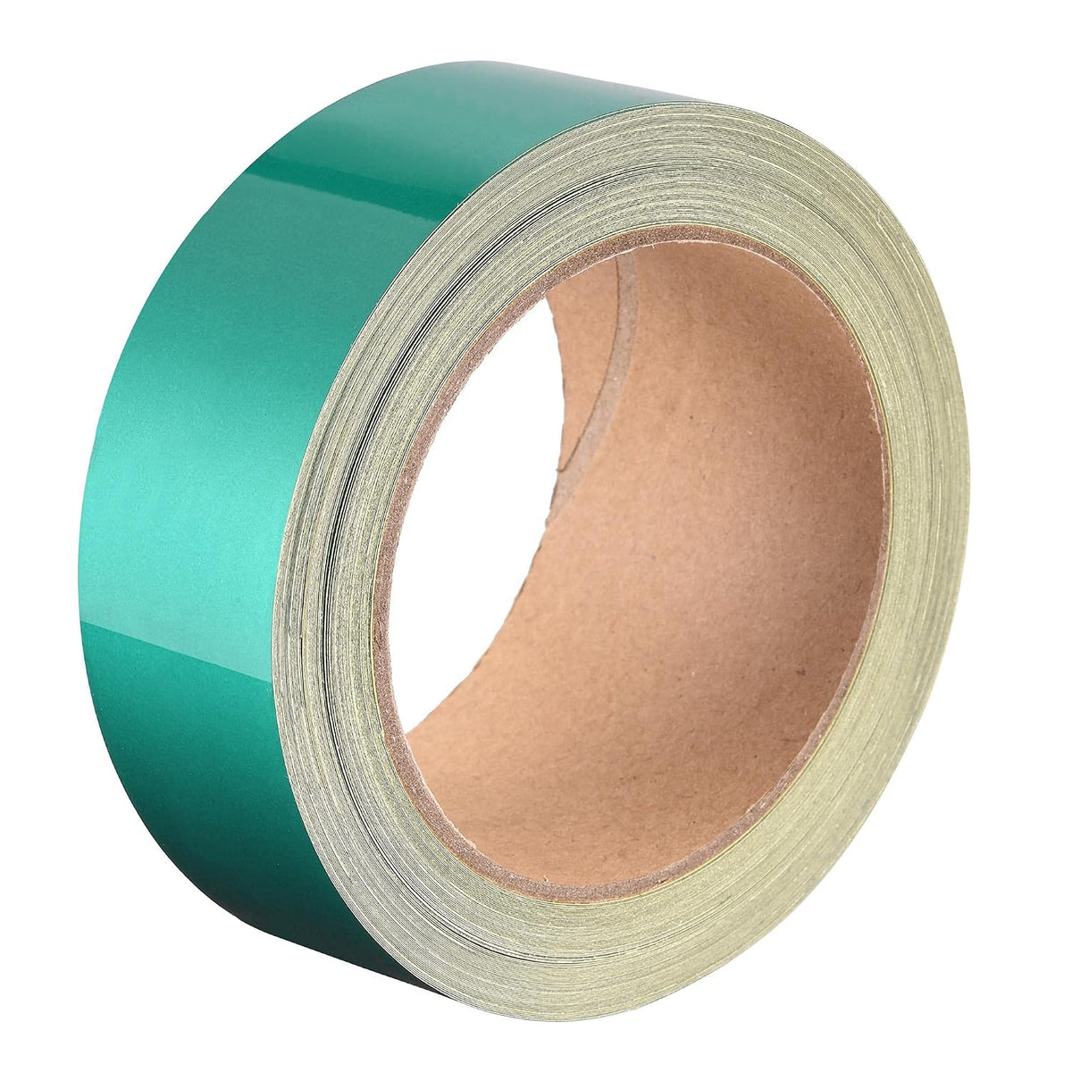 Reflective Tape Green, 50mm x 25m, Outdoor Waterproof Warning Tape for Bikes, RV, and Boat Striping Marking