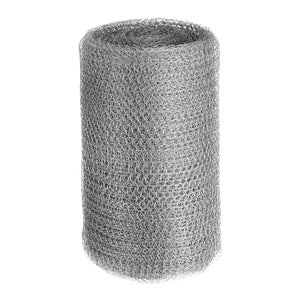 Wire Mesh Roll, 6 Inch x 29.5ft Stainless Steel Wire Mesh Gap Blocker, Metal Hole Fill Fabric Mouse-Proof Barrier for Garden House Wall Hole Blocking Mice Snake Control