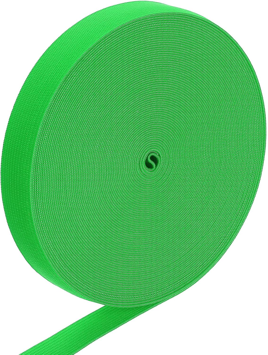 LinkMejor Elastic Band, 0.7" x 15 Yard Stretch Knit Elastic Bands Fabric Elastic Band for Sewing, Wigs, Waistband, Pants, Craft DIY (Green)