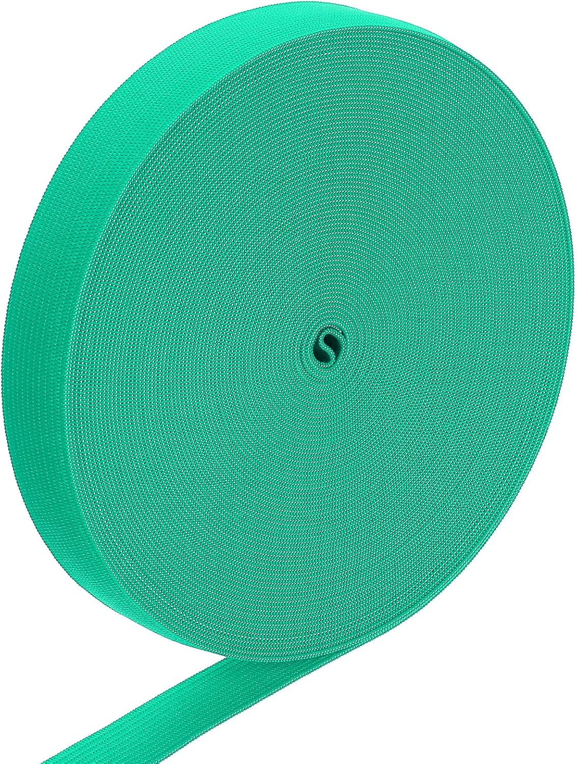 LinkMejor Elastic Band, 0.7" x 15 Yard Stretch Knit Elastic Bands Fabric Elastic Band for Sewing, Wigs, Waistband, Pants, Craft DIY (Seaweed Green)