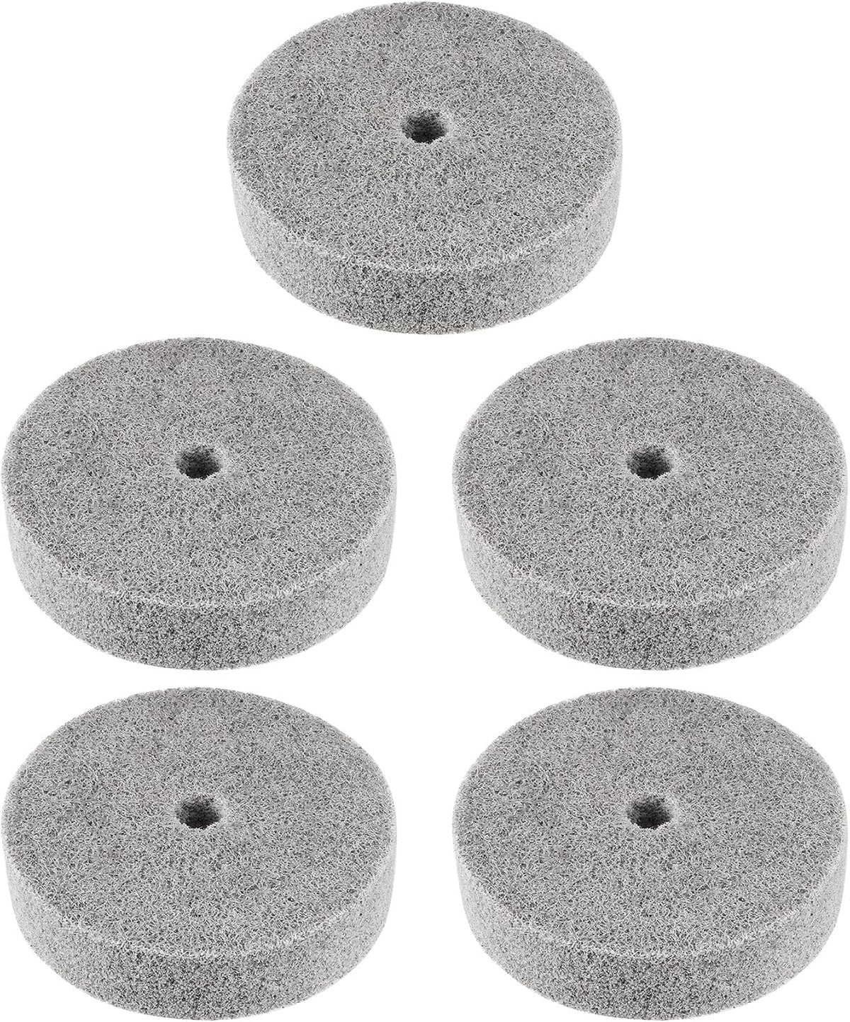 75mm x 20mm Gray Nylon Abrasive Polishing Buffing Wheel 5 Pcs