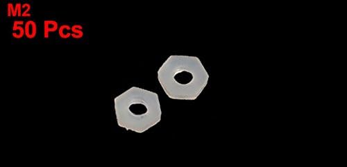 50Pcs 1.2 X 4mm Insulated Hexagonal Threaded Spacer Support M2 Thread