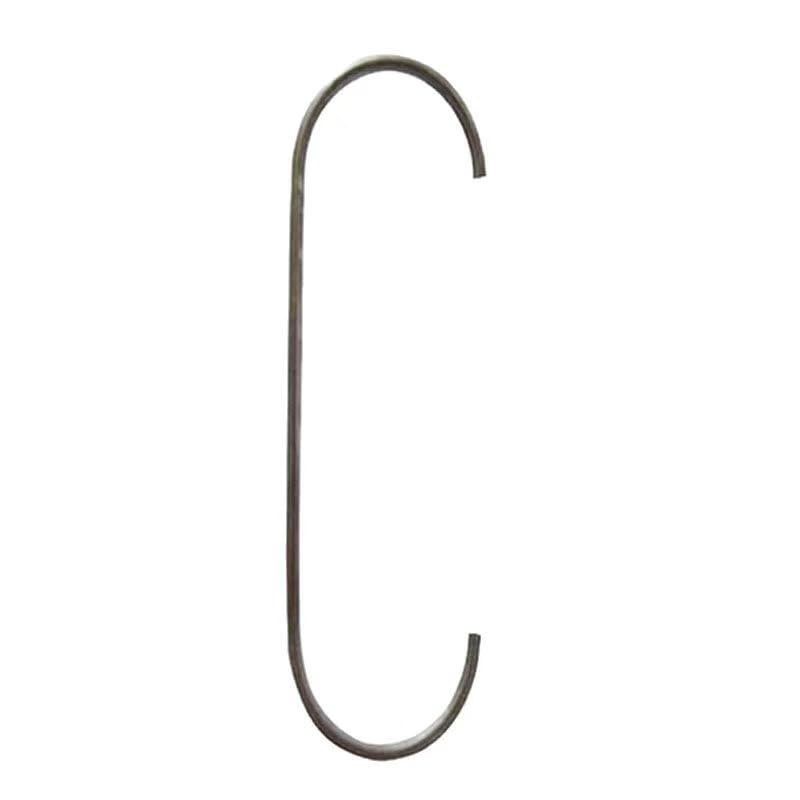 LinkMejor 25 pièces, crochets en fil de 6" de 0,12", crochets suspendus avec revêtement en poudre