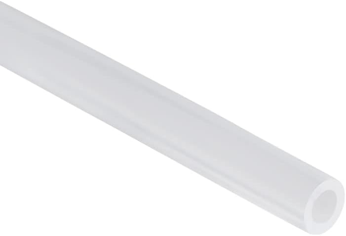 6.6ft PTFE Tube 1mm ID x 2mm OD PTFE Tubing for PLA ABS 3D Printer Filament, Clear Connector Tubing