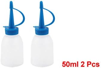 2pcs Transparant Wit Blauw 30ml Plastic Inkjetprinter Inktpatroon Houdert