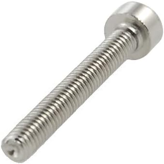 M4 x 30mm Stainless Steel Hex Socket Head Bolt Screws 5 Pcs