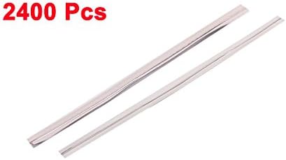 Bread Bags Packaging Twist Cable Tie 8cm Long 2400 Pcs Silver Tone