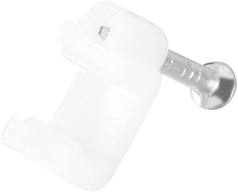Flat Cable Clip Nail Coaxial Tacks Wire Clips 6mm White 200pcs