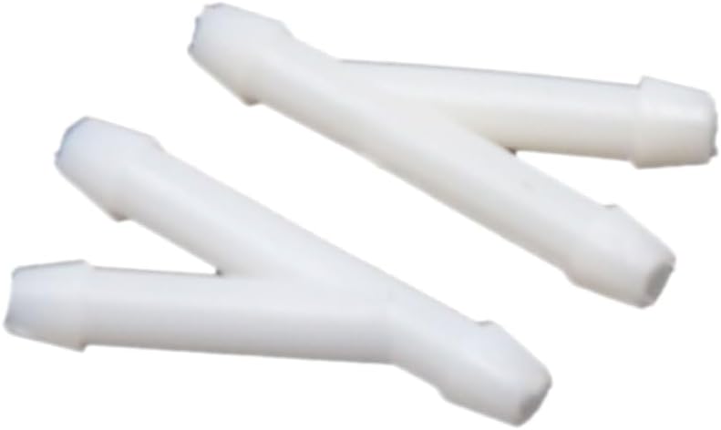 20Pcs 3mm Inner Dia Y Shape Plastic Joiner Air Water Fuel Hose Tube Connector