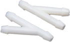 20Pcs 3mm Inner Dia Y Shape Plastic Joiner Air Water Fuel Hose Tube Connector