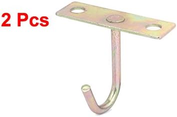 2 Pcs Staffa a Sospensione a Cappio Metallica a Forma di J